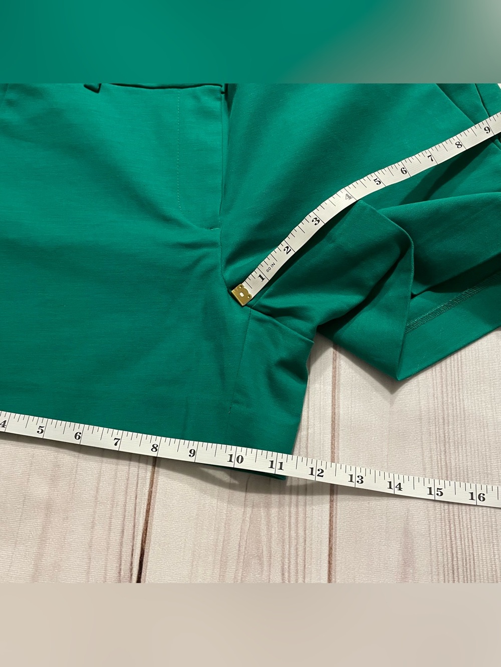 LOFT The Riviera Chino Shorts Women's 0 Green 4" Inseam Cotton Khaki Preppy Chic - Picture 10 of 12